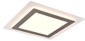 TRIO 641510207 MORGAN stropné svietidlo SMD LED 450x450mm 46W/6000lm 2700-6500K matný nikel, stmievateľné, diaľkový ovládač