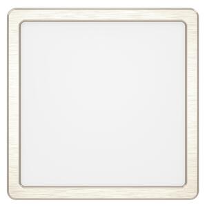 Eglo 901383-LED RGBW Stmievateľné dymové stropné svietidlo FUEVA-Z LED/10,5W/230V 22x22cm IP44 chróm