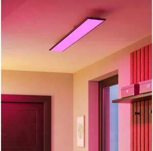 Eglo 901511-LED RGBW stropný prisadený panel MORADILLO-Z LED/28W/230V 120x15cm čierny