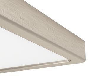 Eglo 901383-LED RGBW Stmievateľné dymové stropné svietidlo FUEVA-Z LED/10,5W/230V 22x22cm IP44 chróm