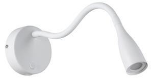 Eglo 901782 - LED flexibilná nástenná lampa s USB OLIVANDINO LED/3,8W/230V biela