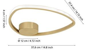 Eglo 902149 - LED stropné svietidlo MOSCHELLA LED/9,7W/230V zlaté