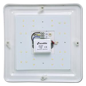 Ecolite WD002-22W/LED - vonkajšie stropné LED svietidlo BELA LED/22W/230V IP44