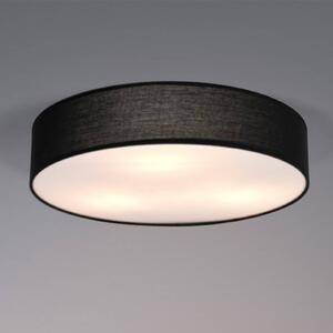 Stropné svietidlo OSRAM ORBIS PARIS, čierne, Ø 40 cm, textilné, E27, Čierna, Obývacia izba / jedáleň, Textil / látka / hodváb, Moderný