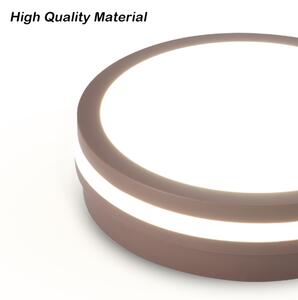 Brilagi - LED vonkajšie stropné svietidlo BENE LED/18W/230V priemer 21,5 cm hnedé IP54
