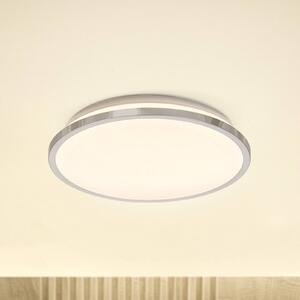 OSRAM stropné LED svetlo BATHROOM, chróm, Ø 30 cm, IP44,, Chrómová / strieborná, Kúpeľňa, Hliník, Moderný, Závesné svietidlo