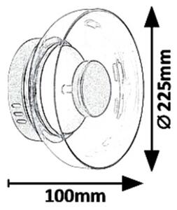 Rabalux 5392 - LED Nástenné svietidlo LORELL LED/8W/230V