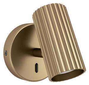 Eglo 902033 - Nástenné bodové svietidlo PORTILLO 1xGU10/5W/230V zlaté