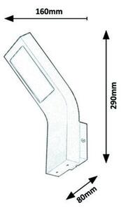 Rabalux - LED Vonkajšie nástenné svietidlo LED/9W/230V IP44