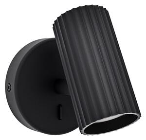 Eglo 902031 - Nástenné bodové svietidlo PORTILLO 1xGU10/5W/230V čierna