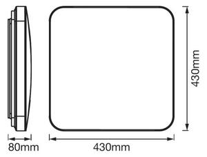 Ledvance - LED Stropné svietidlo so senzorom ORBIS LED/50W/230V 3000K