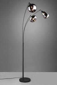 TRIO 417000332 LUMINA stojaca lampa 3xE14 V2000mm čierna matná, chrómová