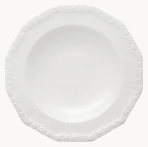 Porcelánové taniere na cestoviny Maria White, 6 ks
