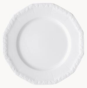 Porcelánové plytké taniere Maria White, 2 ks
