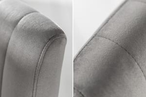 Barová stolička Portland velvet grey