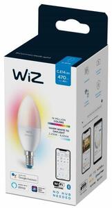 Philips WiZ Colors 8718699787097 LED žiarovka sviečka E14 4,9W/470lm C37 2200-6500K RGB