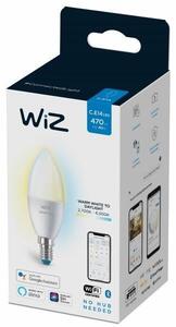 Philips WiZ Tunable white 8718699787073 LED žiarovka sviečka E14 4,9W/470lm C37 2700-6500K