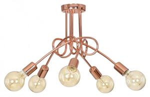 Pôvodné Loft Edison Copper Industrial Lamp