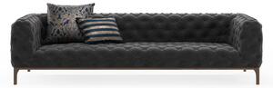 Dizajnová sedačka Rococo 273 cm sivá