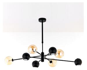 Jupiter 1994 - Luster na tyči MOKA 4xGU10/10W/230V + 4xG9/10W/230V čierna/béžová