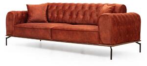 Dizajnová 3-miestna sedačka Tamarice 230 cm oranžová