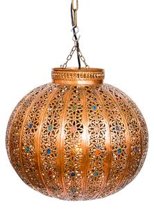 Orientálna medená lampa Hanief