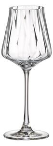 Crystal Bohemia Cettia optic poháre na víno 370 ml 6 ks