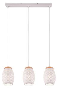TRIO Reality R31573031 BIDAR závesné svietidlo 3xE27 biela matná