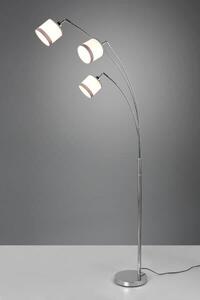 TRIO Reality R41553006 DAVOS stojacia lampa V1850mm 3xE14 chrómová, biela