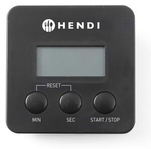 Čierna digitálna minútka s magnetom Hendi