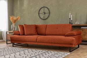 Dizajnová 3-miestna sedačka Vatusia 239 cm oranžová