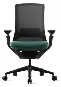 Kancelárska ergonomická stolička ROLY BLACK – sieťovina, viac farieb Zelená