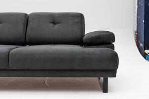 Dizajnová sedačka Vatusia 199 cm antracitová