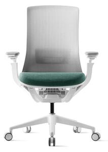 Kancelárska ergonomická stolička ROLY WHITE – sieťovina, viac farieb Zelená
