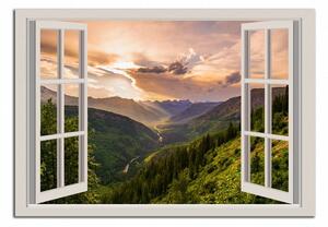 Obraz na stenu Okno do údolia