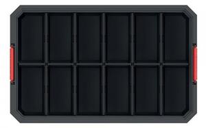 Prepravný box C, 52 × 32,7 × 12,5 cm, prepážky