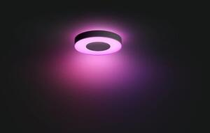 Philips HUE LED White and color Ambiance 41164/30/P9 Infuse L stropné svietidlo 52,5W 3700lm 2200-6500K+RGB 42,5cm čierne stmievateľné BlueTooth