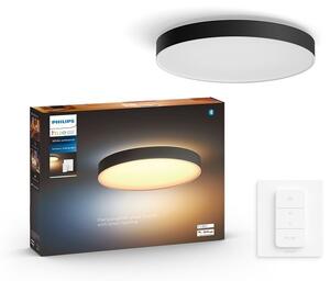 Philips HUE LED White Ambiance 41160/30/P6 Enrave L stropné svietidlo 33,5W 4300lm 2200-6500K 42,5cm čierne stmievateľné BlueTooth + HUE Switch