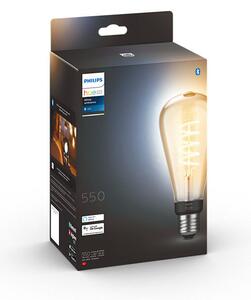 Philips HUE LED White Ambiance Filament žiarovka E27 ST72 7W 550lm 2200-4500K stmievateľná BlueTooth