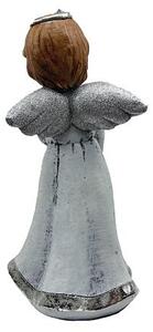 Anjel bielo-strieborný s hviezdou maxi 48 cm Prodex JHH17737194