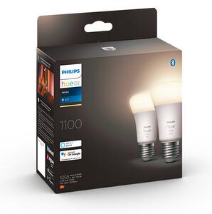 Philips HUE LED White žiarovka E27 A60 9,5W 1100lm 2700K stmievateľná BlueTooth 2-set
