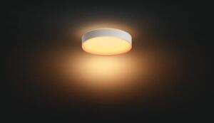 Philips HUE LED White Ambiance 41165/31/P6 Devere M kúpelňové stropné svietidlo 19,2W 2450lm 2200-6500K IP44 38,1cm biele stmievateľné BlueTooth + HUE Switch