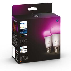 Philips HUE LED White and color Ambiance žiarovka E27 2x9W 1100lm 2000-6500K+RGB stmievateľná BlueTooth 2-set