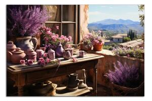 Obraz na plátne Výhľad v Provence