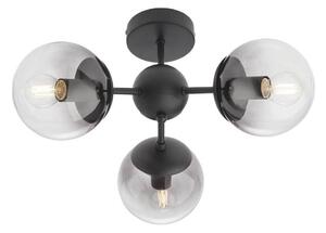 Redo 01-2176 - Luster na tyči SEMIA 3xE14/28W/230V čierna/dymová