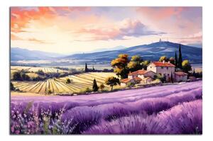 Obraz na plátne Krajinka v Provence