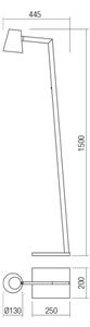 Redo 01-1556 - Stojacia lampa MINGO 1xE27/42W/230V biela