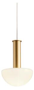 Redo 01-2474 - Luster na lanku LUMIEN 1xG9/10W/230V pr. 13 cm zlatá/biela