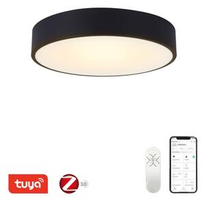 Immax NEO RONDATE 07201L Smart stropné svietidlo LED D400mm 28W/1960lm 3000-6000K čierna, stmievateľné, diaľkové ovládanie, Zigbee 3.0