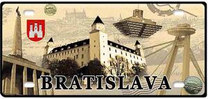 Mesto Bratislava - ceduľa 30cm x 20cm Plechová tabuľa